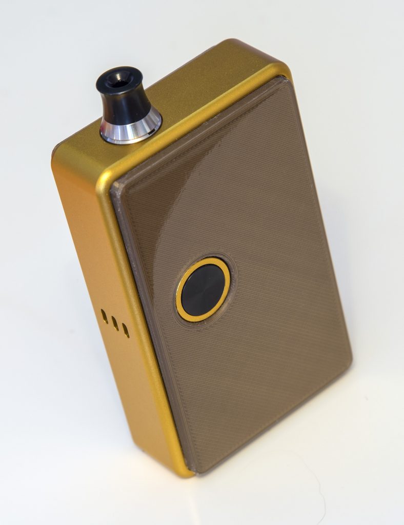BILLET BOX in brown and gold