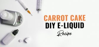 carrot cake diy ELiquid recipe banner