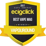 Vapouround Ecigclick Winner Best Vape mag Crest