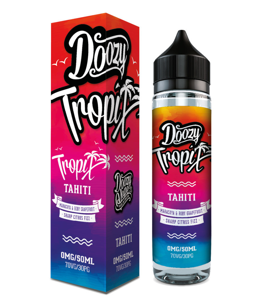Doozy Vape Tropix Tahiti Shortfill E-liquid 50ml bottle