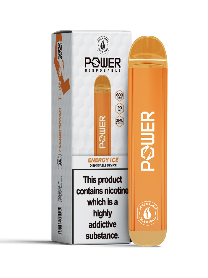 energy ice flavoured disposable from Juice N Power