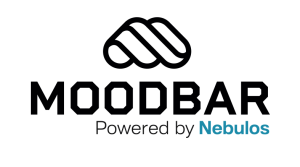 moodbar powered by nebulos logo in black