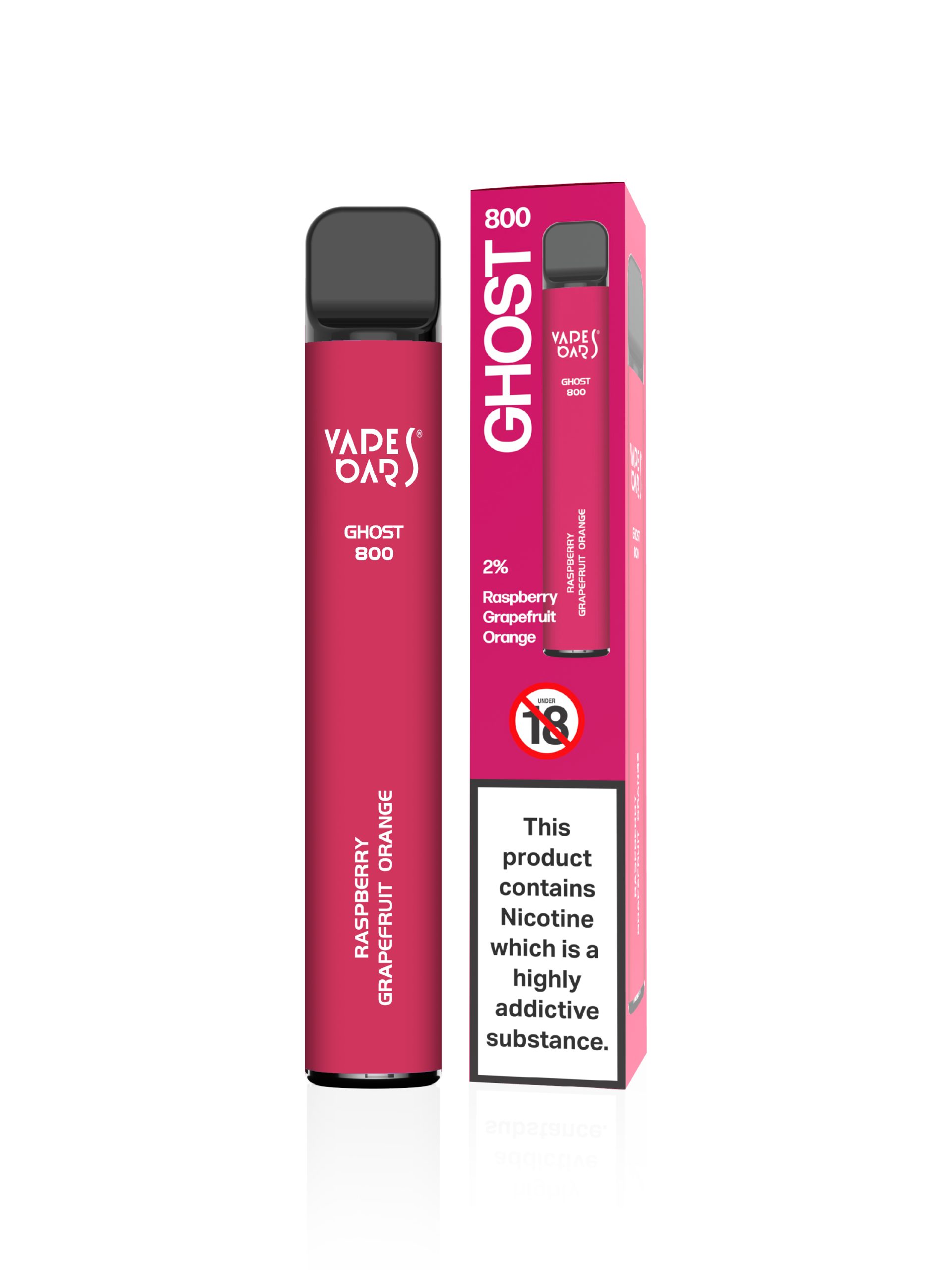 vapes bars ghost 800 disposable - deep pink disposable stick vape 2% nicotine